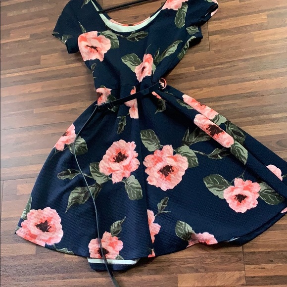 ross navy blue dress
